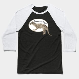 Tasmania Tiger Animal of Australia Baseball T-Shirt